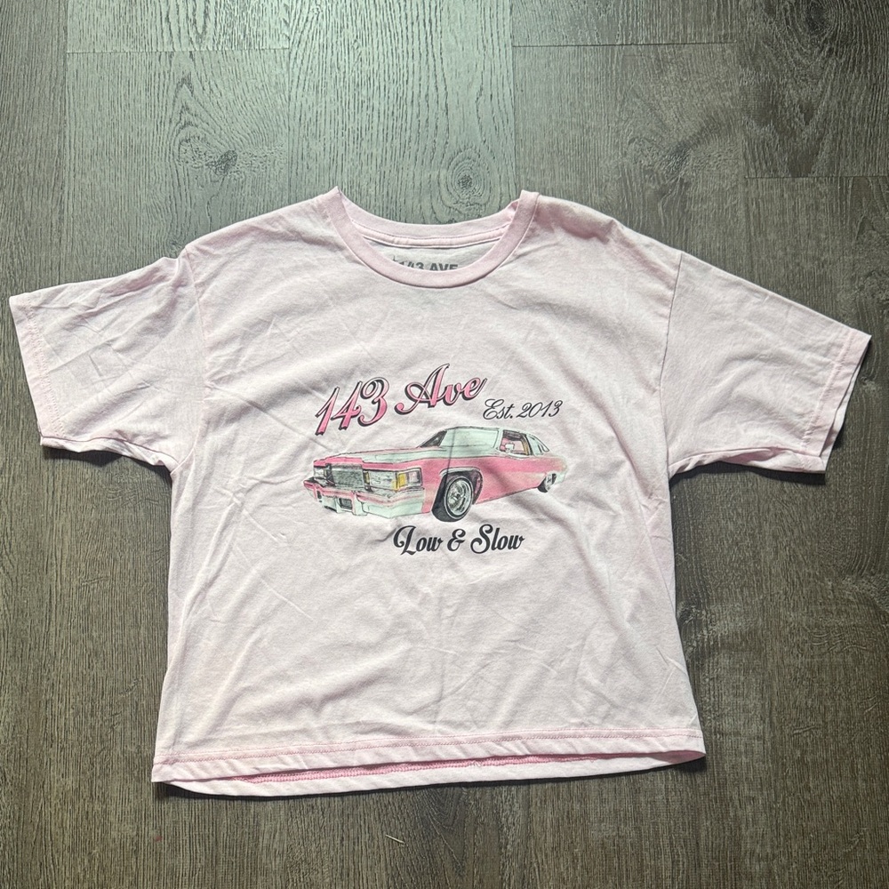Pink Graphic Women’s Top - Picture 1 of 2